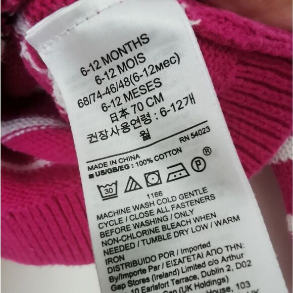 2/$15 Gap Disney Minnie sweater size 6-12 m - Picture 4 of 5